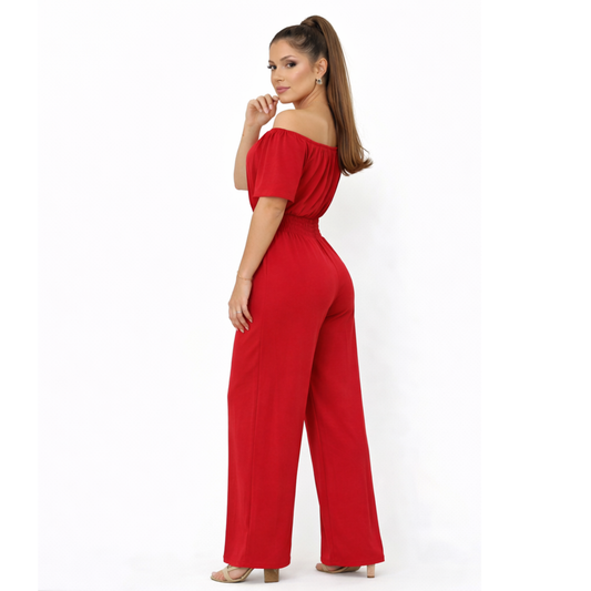 Macacão Pantalona Ciganinha Elegante